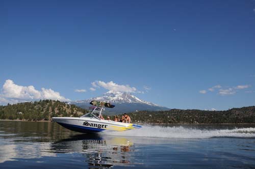 Mt. Shasta over the lake