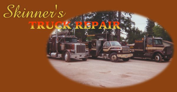 Skinner's Mobile Truck and Trailer Repair - Northern California CA
   Areas Serviced: 
Big Springs, Burney, Castella, Collier's Rest Area, Doris, Dorris, Dunsmuir Scales, Edgewood, Etna, Fall River, Fort Jones, Gazelle, Grenada, Hilt, Lakehead, Lake Head, McCloud, Montague, Mt. Shasta, Obrian Rest Area, Pollard Flat, Redding, Susanville, Weed,Weed Rest Area. 
   Services Available:
Mobile Truck Repair, Trailer Repair, RV and Motorhome Repair, Welding, Tires, Shop Facilities, Load Adjustments, Fork Lift, Boom Trucks, New and Used Parts