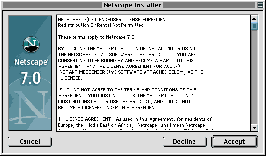 Install Netscape
