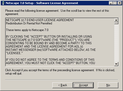 Netscape Agreement