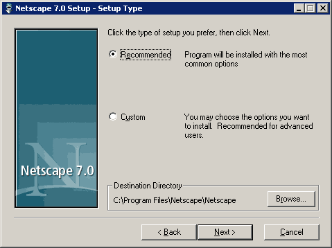 Netscape Setup