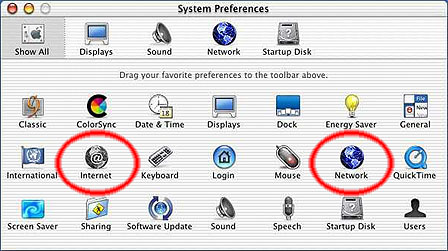 System Preferences Window