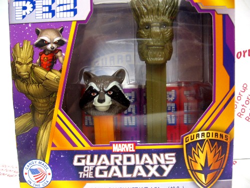 PEZ Marvel Guardians of the Galaxy Twin Boxed Set Groot & Mini Rocket Raccoon 