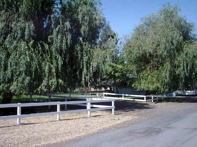 Off street parking in front of the ranch house