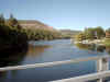 View from the bridge where Copco Lake meets the Klamath River