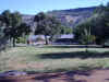 View from the pond to the roundpen