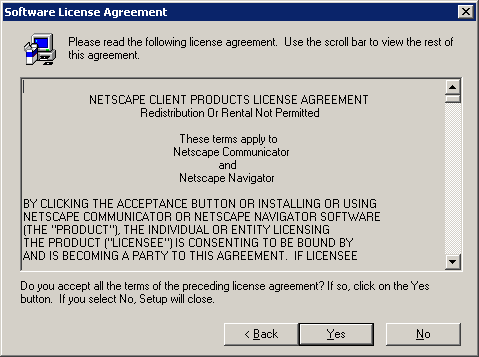 Netscape Installation